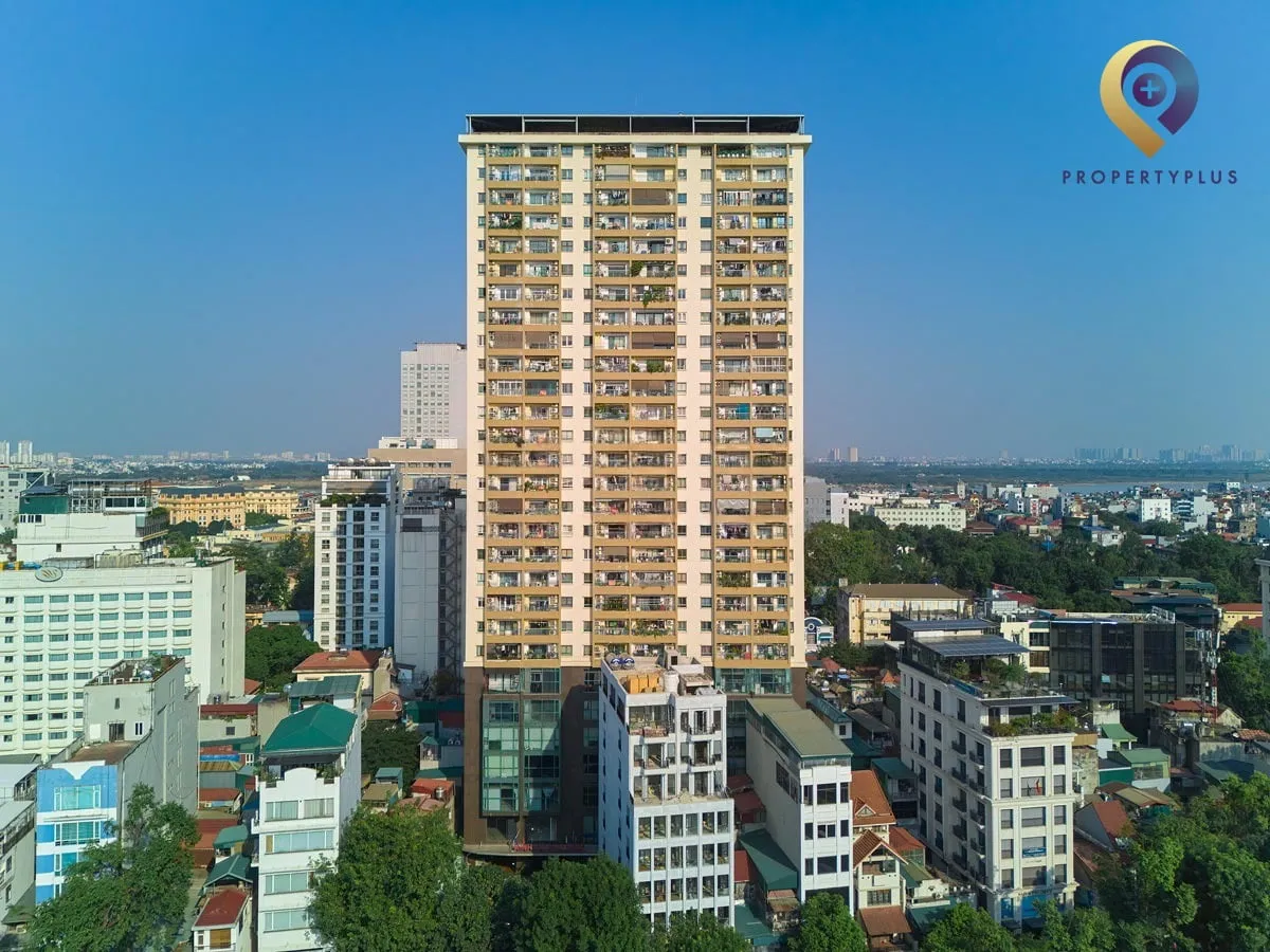 Toàn cảnh tòa nhà Kinh Đô Tower tại Quận Hai Bà Trưng